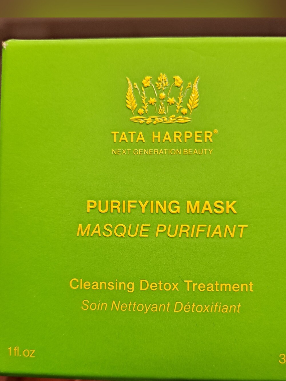 Tata Harper Purifying Mask Cleansing Detox Treatment 1 oz.